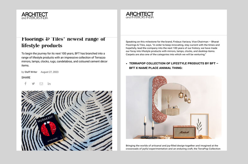 Architect and Interiors India 2023